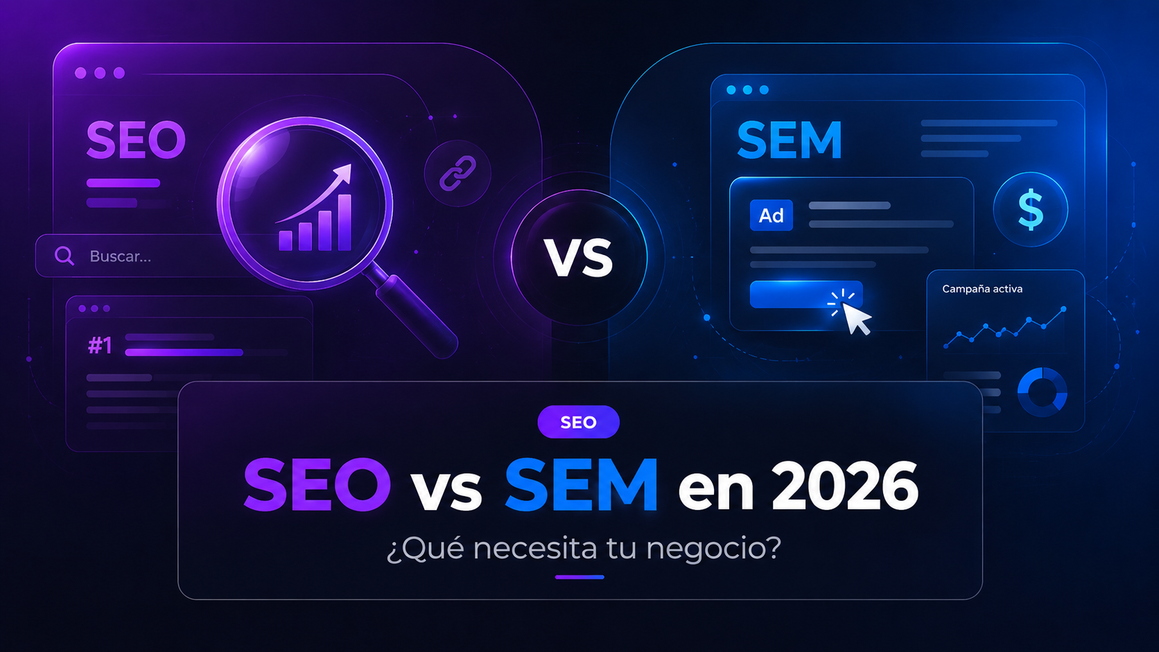 SEO vs SEM: ¿Cuál necesita tu negocio en 2026?