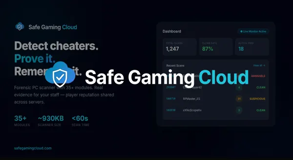 Captura de Plataforma Anti-Cheat Gaming