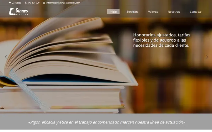 Diseño Web Asesoría en Zaragoza